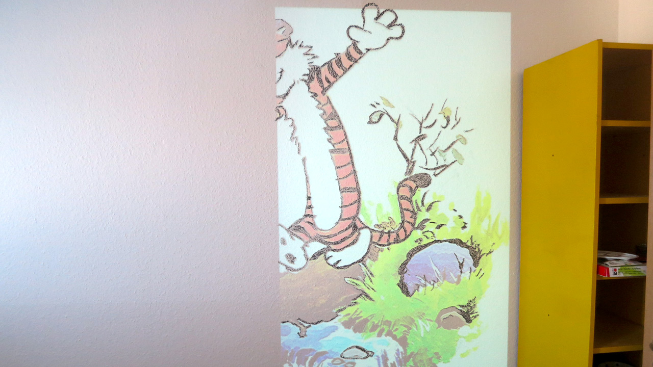 Ein Wandbild fürs Kinderzimmer selbst malen– ganz einfach - 8BitPapa