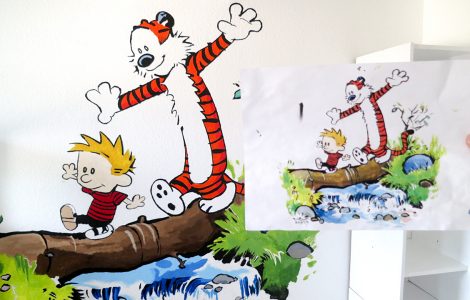 Ein Wandbild fürs Kinderzimmer – ganz einfach